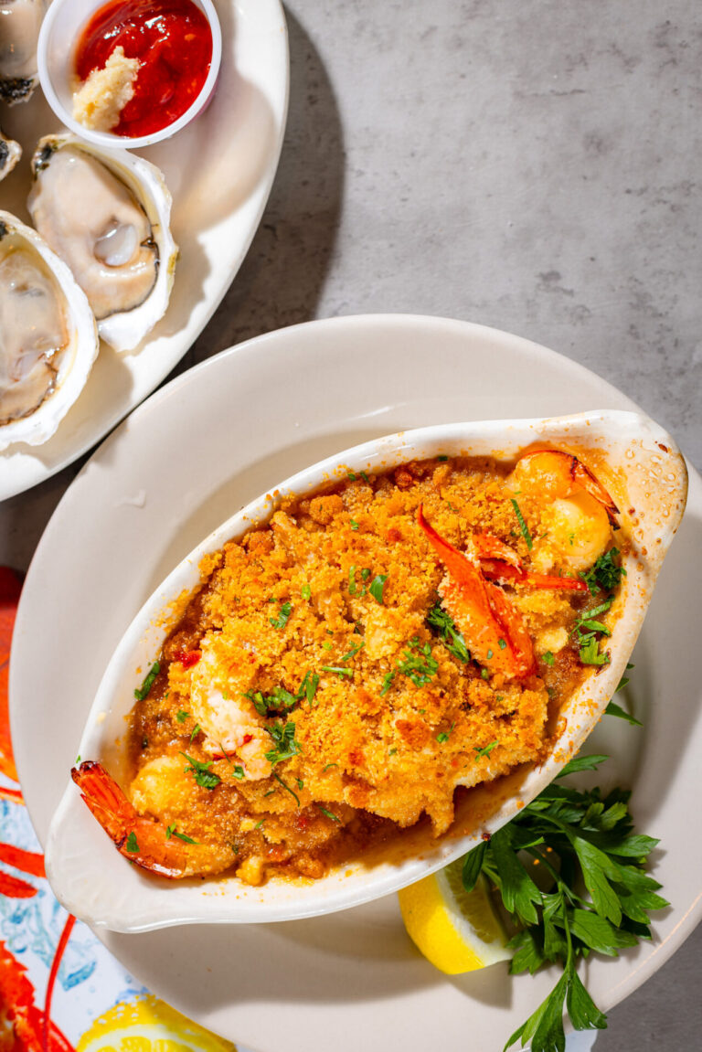 Seafood Casserole Scampi Style (Seafood Specialties)